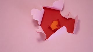 Ripping Paper Stop Motion [upl. by Acenom]