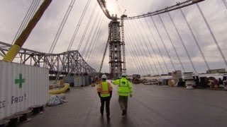 Tour the new 6 billion Bay Bridge [upl. by Ahsenrac]