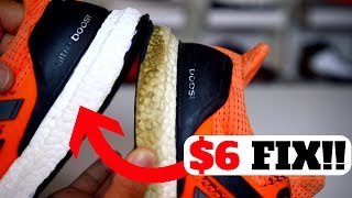 HOW TO WHITEN ADIDAS BOOST FOR ONLY 6 RESTORE ULTRA BOOST  NMD FROM YELLOWING [upl. by Ennovyhs]