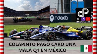 🇦🇷COLAPINTO PAGÓ CARA UNA MALA CLASIFICACIÓN Y SE QUEDÓ SIN PUNTOS A PESAR DE SU RITMO  Análisis F1 [upl. by Ruperta]