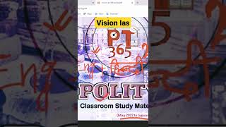 Vision IAS PT 365 for 2023  Vision IAS 2023 PT 365 Polity upsc pt365 visionias currentaffairs [upl. by Cynthia]