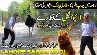 Exploring Lahore Safari Zoo  Live Zoo Like Europe  Amazing Place For Picnic  Discover Pakistan [upl. by Millford]