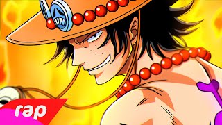 Rap do Ace One Piece  PUNHOS DE FOGO  NERD HITS [upl. by Mure]