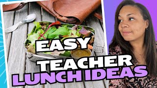 EASY Teacher lunch Ideas Leftovers for lunch [upl. by Shana755]