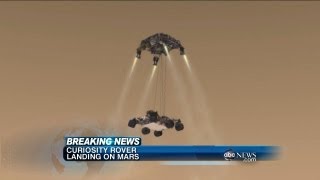 NASA Mars Rover Landing Curiosity Believed to Have Landed Successfully [upl. by Winfield]