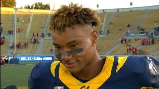 California footballs Demetris Robertson on beating No 18 Utah I capitalized and did my job [upl. by Una]