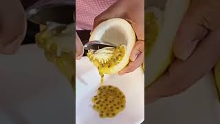 Postre de Maracuyá  Passion fruit dessert 패션 프루트 디저트🍰🍨 [upl. by Neleag]