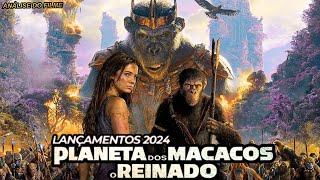 O FILME DE AÇÃO PLANETA DOS MACACOS O REINADO LANÇAMENTO 2024 É INCRÍVEL [upl. by Louisette685]