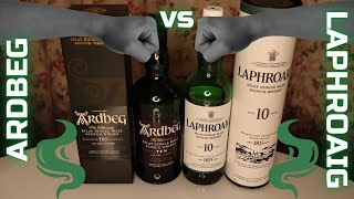 ARDBEG 10 vs LAPHROAIG 10  дегустация и сравнение [upl. by Lynad]