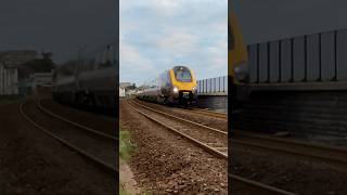 Cross country class 221 clatters down the seawall on marine parade Bristol to Plymouth 221121 [upl. by Anairda]