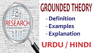 What is Grounded Theory  Urdu  Hindi [upl. by Ahseet]