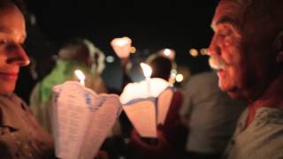 Lourdes  La procession aux Flambeaux [upl. by Nnaes]