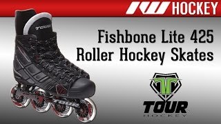 Tour Fishbone Lite 425 Roller Hockey Skate Review [upl. by Nyram809]