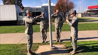 Reveille and Retreat Flag Detail Procedures [upl. by Peri]