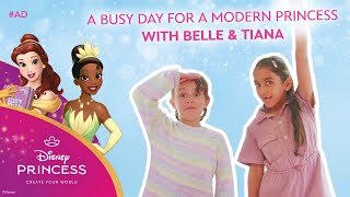 AD  Belle amp Tianas Busy Princess Day  Ep 5  Create Your World  Disney Princess  disneyjr [upl. by Macswan797]