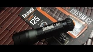 Bushnell TRKR T125L flashlight review [upl. by Lehcear463]