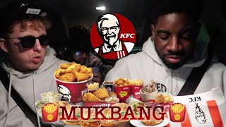 KFC MUKBANG  QampA Youtube University Life Future Goals Etc [upl. by Jangro]