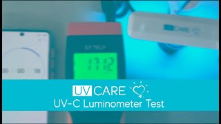 UVC Luminometer Test  UV Care [upl. by Lauber]