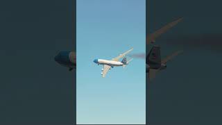 United States Air Force One have a Engine Fire Emergency on take off [upl. by Lednahc]