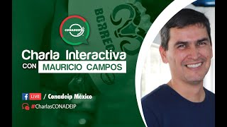 CharlasCONADEIP Mauricio Campos entrenador en jefe del equipo de natación de los Borregos MTY [upl. by Atlanta]