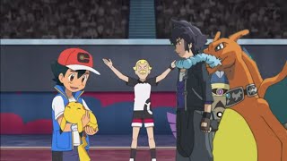 Ash Vs Alain Full Battle in Hindi  AshGreninja Vs Mega Charizard X Full 3v3 Battle Alain Vs Ash [upl. by Philippe]