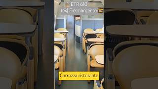 Carrozza ristorante ETR 610 ExFrecciargento trainspotting eurocity [upl. by Arica]