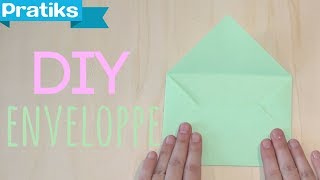 DIY  comment fabriquer une enveloppe en papier [upl. by Campagna]