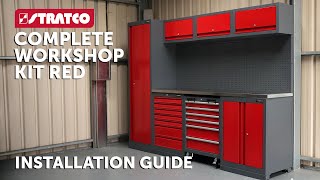 Stratco Complete Workshop Kit Red  Installation Guide [upl. by Nnyliram]