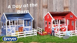 A Day at the Barn  Breyer Model Horses [upl. by Gathard745]