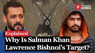 Why Is Lawrence Bishnoi After Salman Khan  Blackbuck 1998 Case [upl. by Ennazzus]