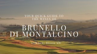 Your Quick Guide to Brunello di Montalcino Wines [upl. by Nosmirc71]