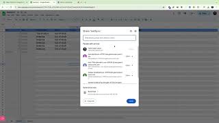 How to share editor email in Google Sheets for Sync Master Sheet plugin [upl. by Sakmar]