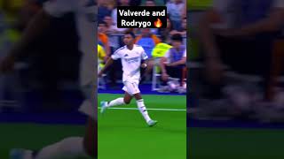 Valverde and Rodrygo Moment football footballshorts realmadrid rodrygo valverde skills [upl. by Torrell]