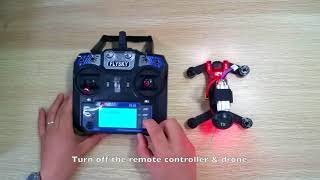 How to Bind Flysky Remote Controller  VIFLY R130 racing drone [upl. by Fleisher]