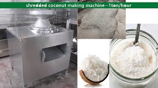 Coconut shredder coconut grating machine commerical [upl. by Heda]