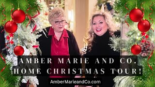 Merry Christmas and Welcome to our home Amber Marie and Company Home Christmas Tour [upl. by Audy]