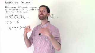 5 2 Video 4 Arithmetic Sequences [upl. by Eelyram422]