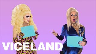 Trixie amp Katya Quiz Each Other About Each Other with quotBestie Testequot [upl. by Iram]