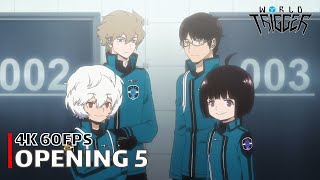 World Trigger  Opening 5 【Time Factor】 4K 60FPS Creditless  CC [upl. by Amalle]