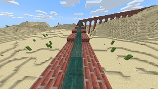 REALLY WORKING ROMAN AQUEDUCT  Minecraft [upl. by Eatnod]