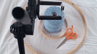 Macrame wall hanging making [upl. by Fernande]