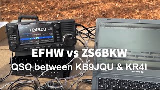 EFHW vs ZS6BKW [upl. by Angid]