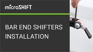 microSHIFT Bar End Shifters Installation [upl. by Gipps]