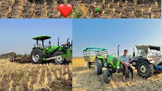 Land class ki thresher ❤️🌾 with framtrac 60 [upl. by Jos]