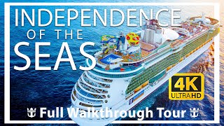 Independence of the Seas  Full Walkthrough Ship Tour amp Review  Freedom Class  Royal Caribbean 4K [upl. by Reifinnej]