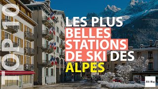 TOP 10 des stations de ski des Alpes [upl. by Ahsikcin]