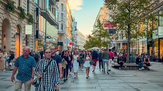 Vienna Walk City Center September 2024  4K HDR [upl. by Ennairek649]