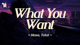 Mase feat Total  What You Want [upl. by Sawyere]