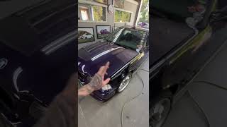 Techno Violet BMW M3 in for exterior restoration cars bmw m3 drift technoviolet [upl. by Neillij144]