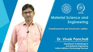 Lecture 03 Crystal systems and structures Lattice [upl. by Erialcyram101]